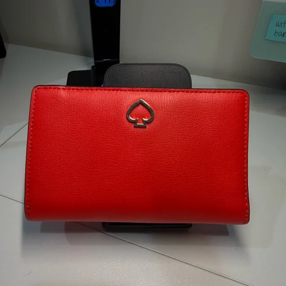 Kate Spade Red Leather Wallet - Picture 1 of 3